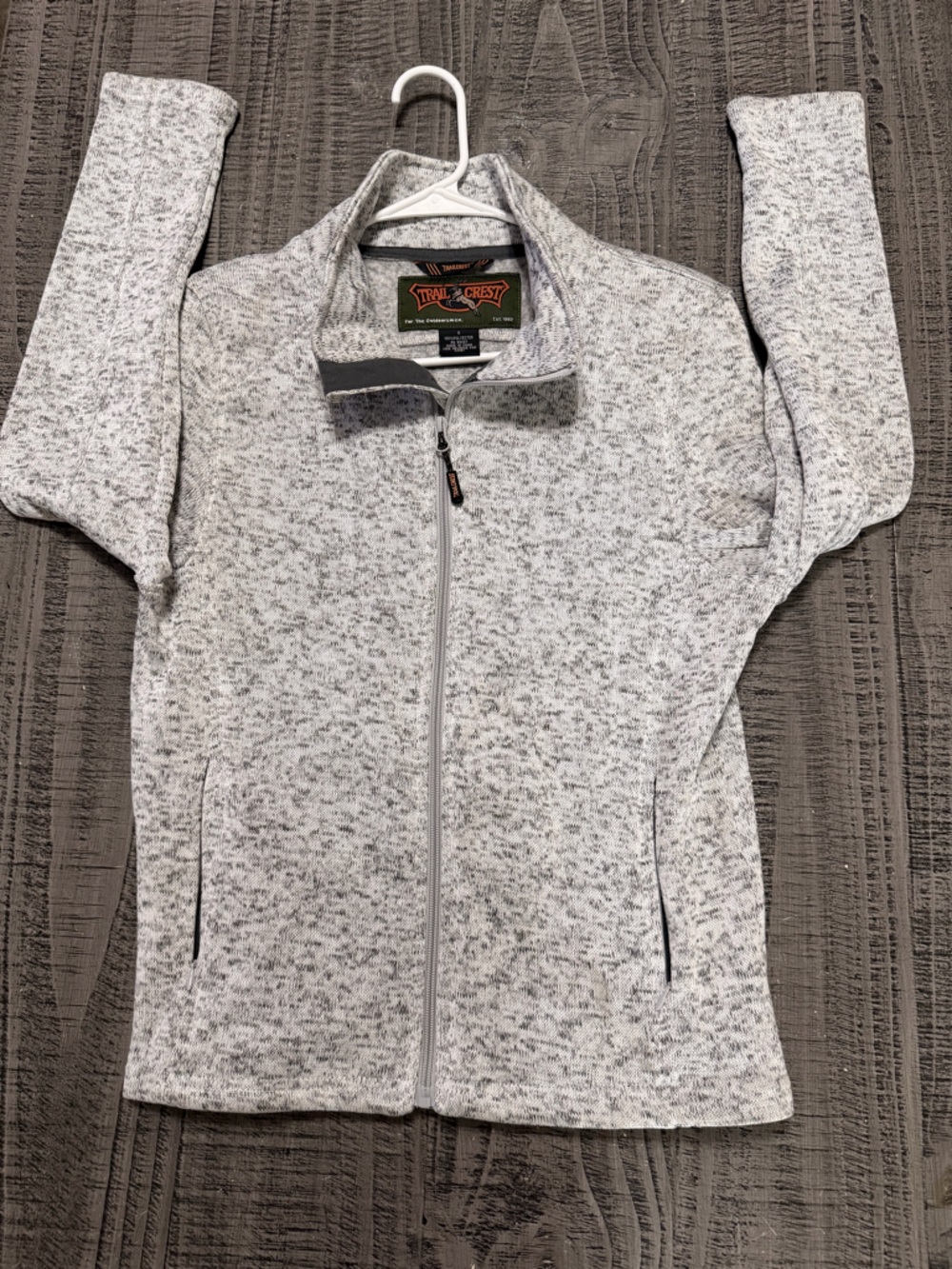 Women’s Heather Gray Full-Zip Fleece Hoodie